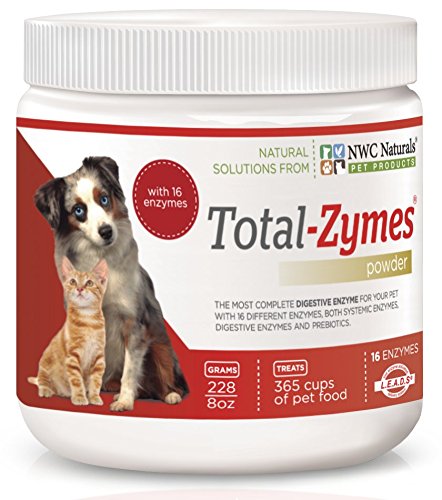 NWC Naturals - Total-Zymes- Digestive Enzymes for Dogs and Cats - Treats 365 Cups of Pet Food