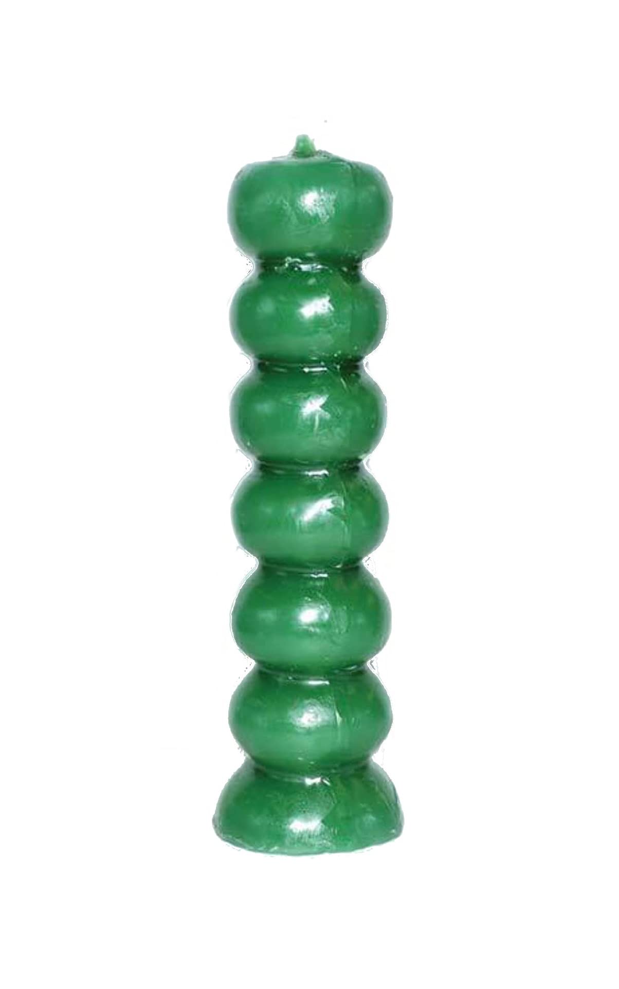 CircuitOffice 7 Knob Candle Green Color, Known as Wishing Candle