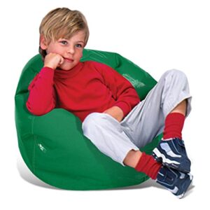 American Furniture Alliance Wet Look Vinyl Bean Bags, Jr Child, Green