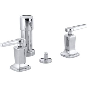 kohler k-16238-4-cp margaux bidet faucet, polished chrome