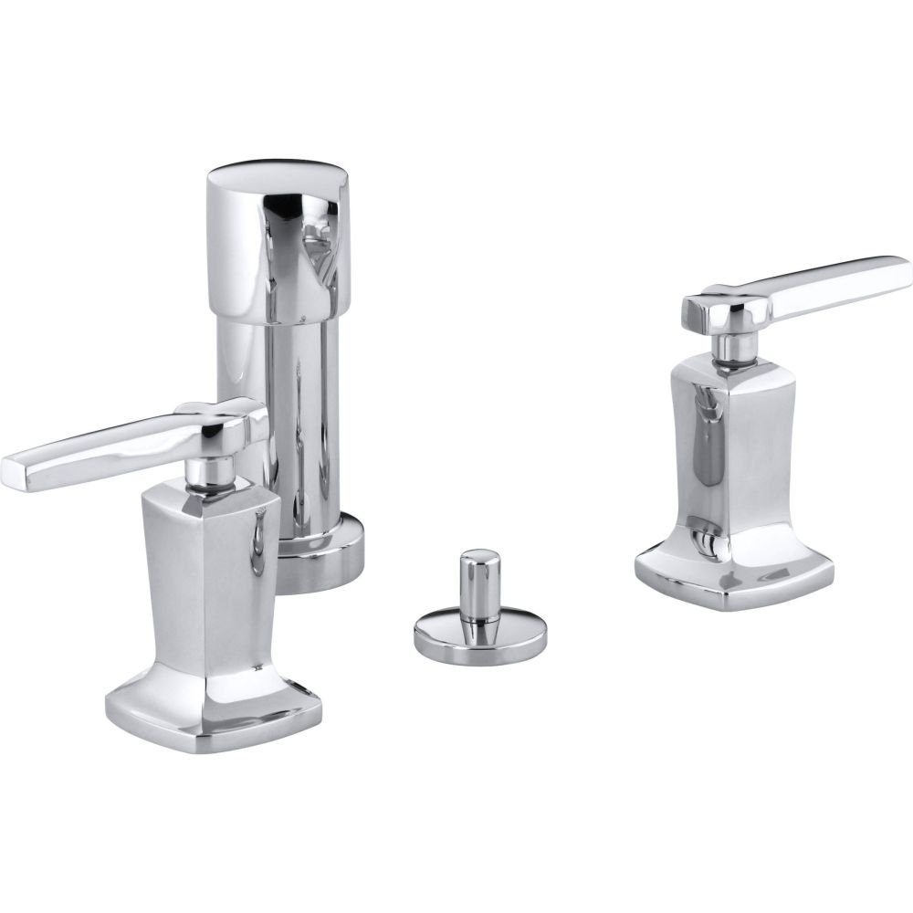 Kohler K-16238-4-CP Margaux Bidet Faucet, Polished Chrome