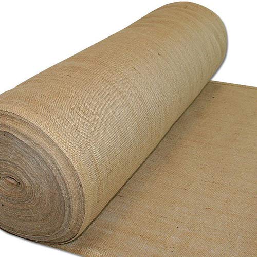 AK TRADING CO. 40" Wide X 100 Yard Long Natural Burlap Roll (BUR40-100YDS)