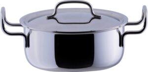 miyazaki seisakusho geo-28t geo two-handed pot, 11.0 inches (28 cm), made in japan, induction compatible, all heat sources, 15 years warranty