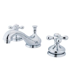 elements of design es1161ax widespread lavatory faucet cross handle, chrome