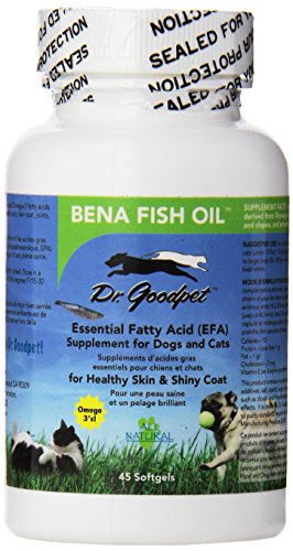 Dr. Goodpet Bena Fish Oil High Potency Omega 3 Essential EPA/DHA for Dogs and Cats