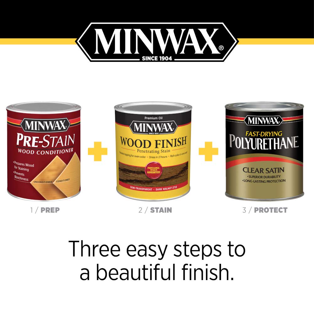 1/2 pt Minwax 22330 English Chestnut Wood Finish Penetrating Oil-Based Wood Stain