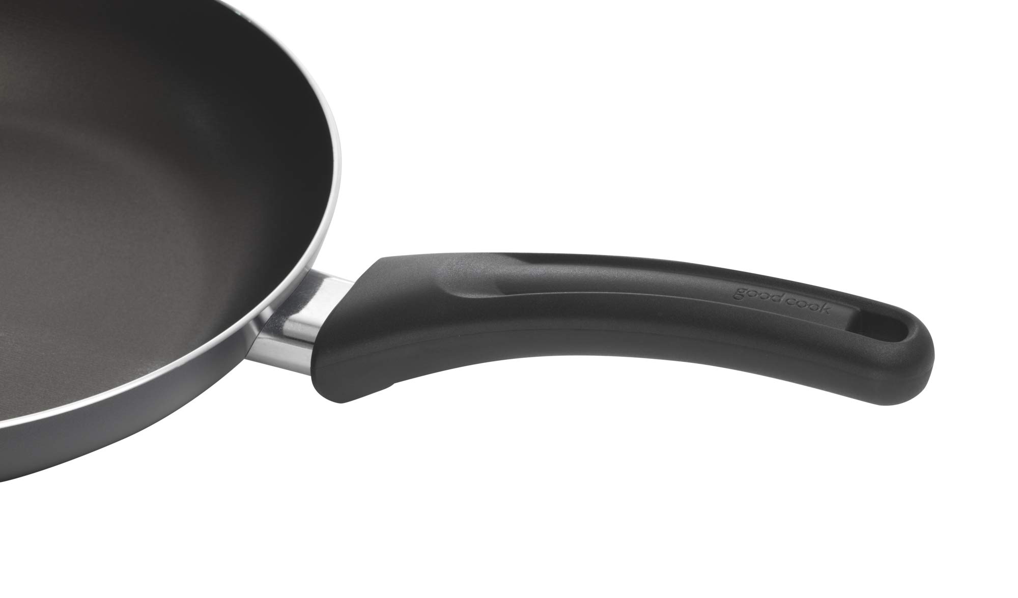 Goodcook Classic 10 Inch Saute Pan Nonstick cookware, Medium, Black