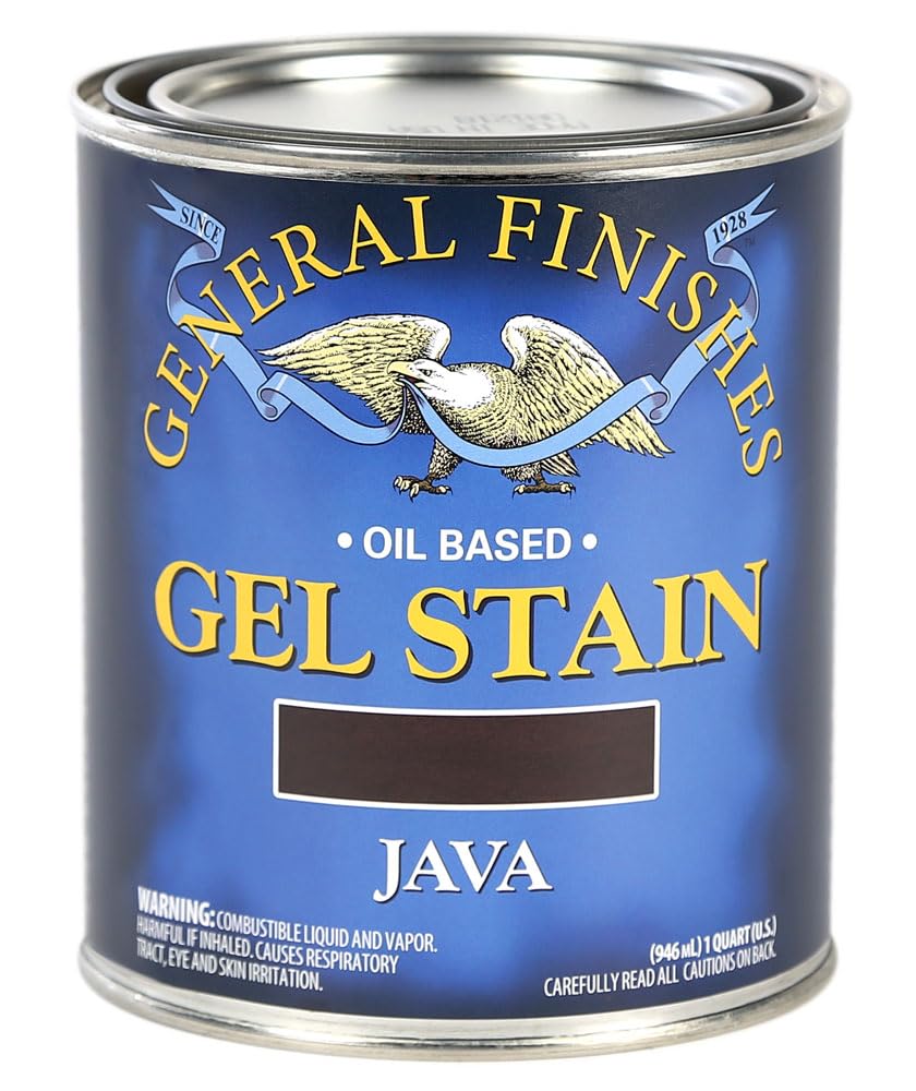 General Finishes Oil Base Gel Stain, 1 Quart, Java