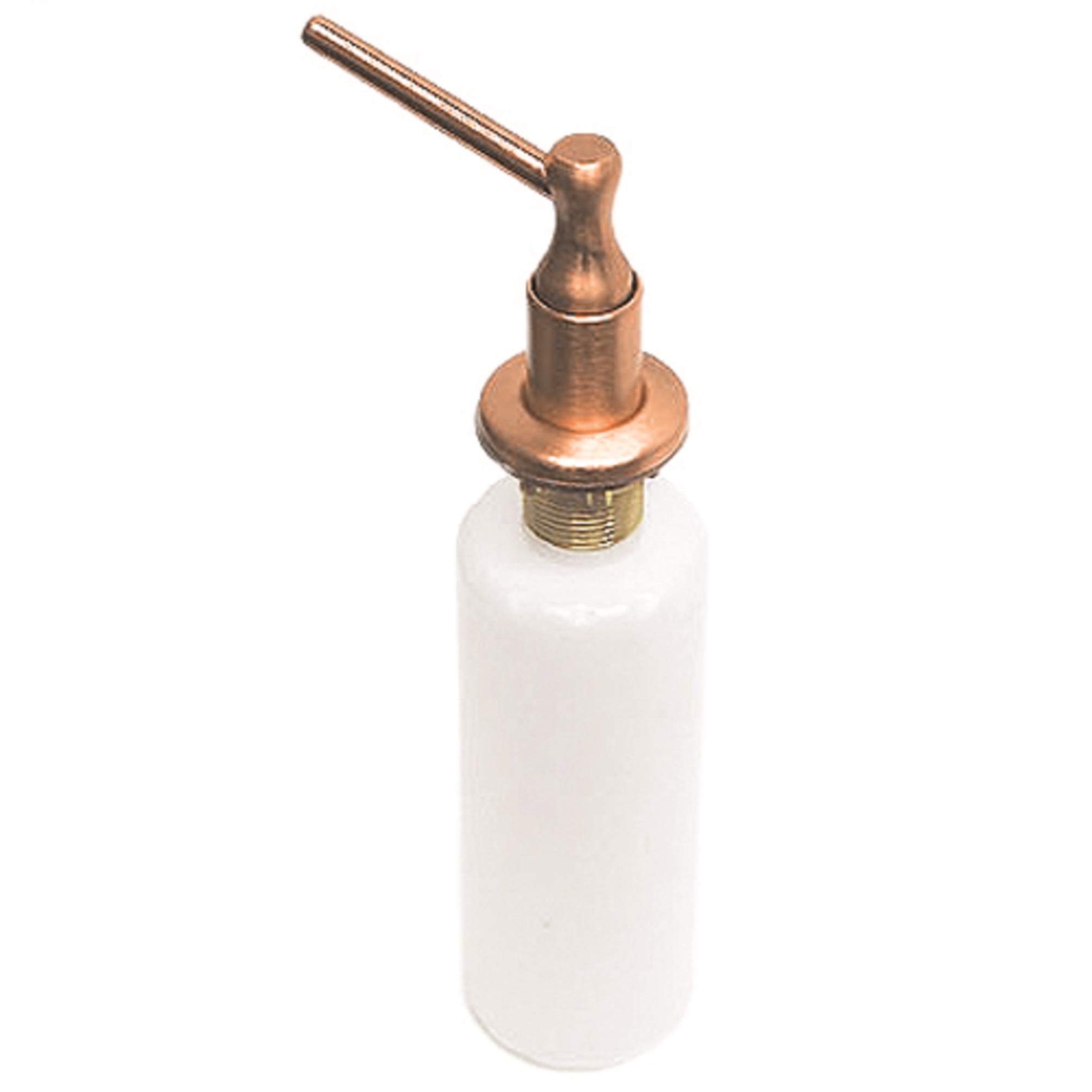 Westbrass Standard Kitchen Sink Soap/Lotion Dispenser, Antique Copper, D217-11