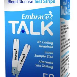 Omnis Health Embrace Blood Glucose Test Strips, 50ct