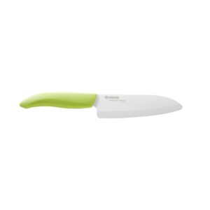 Kyocera Advanced Ceramic Revolution Series 3-inch Paring Knife, Green Handle, White Blade