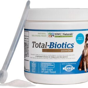 NWC Naturals Total Biotics & Probiotics for Dogs and Cats, 365 Cups Treats, 8 ounces