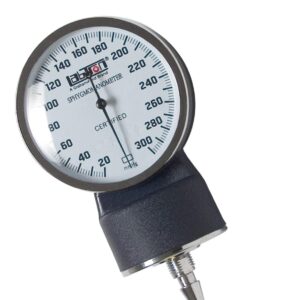 Graham-Field 2315BL Labtron Aneroid Manometer Gauge for Manual Blood Pressure Devices, White Faceplate + Blue Housing