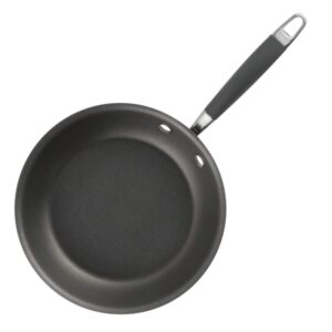 Anolon Advanced Hard Anodized Nonstick Frying Pan Set / Skillet Set - 10 Inch and 12 Inch, Gray