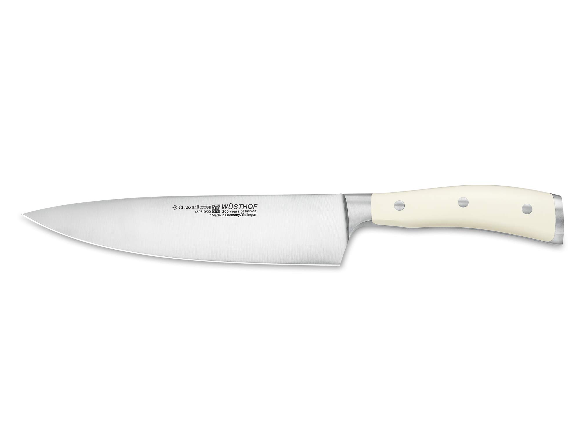 Wusthof 4596-6/20 Classic Ikon 8-Inch Cooks Knife, White