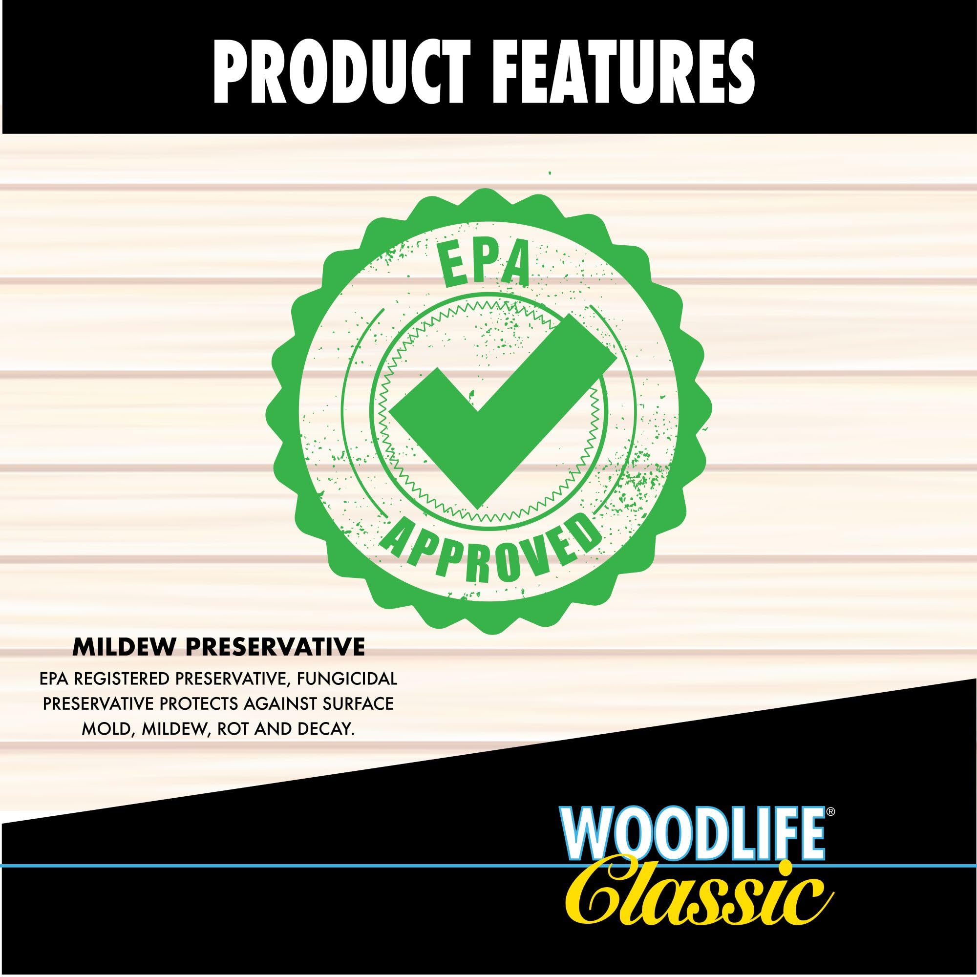 Rust-Oleum WOODLIFE 902 Wolman Classic Clear Wood Preservative-Above Ground, Quart, 0.95 Liters