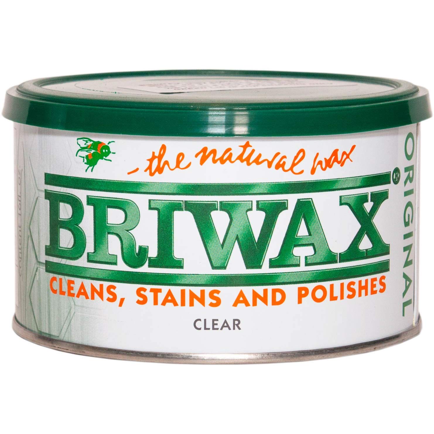 Briwax Clear Furniture Wax Polish, 1 Pound (Pack of 1), 16 Ounce