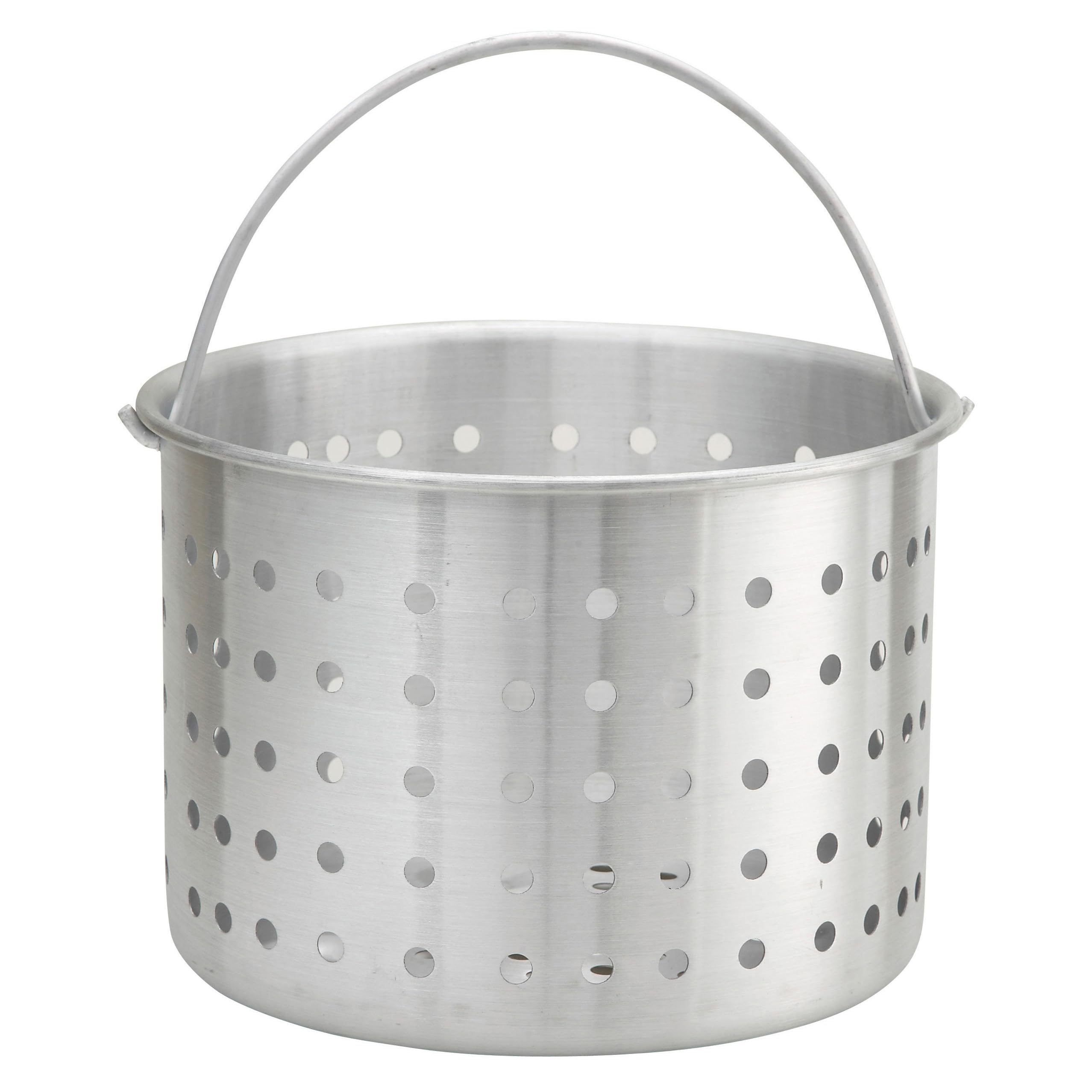 Winware B001CHKLJA Professional Aluminum Steamer Basket Fits 32-Quart Stock Pot, Silver