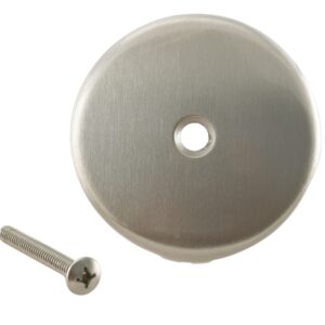 Westrbass Tip Toe Universal Tub Trim with One-Hole Faceplate, Satin Nickel, D931K-07