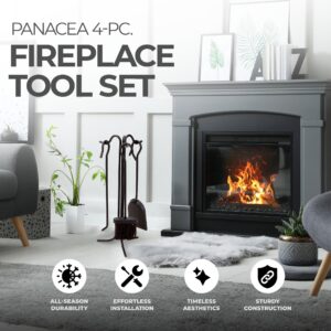 Panacea 15041 4-Piece Fireplace Tool Set