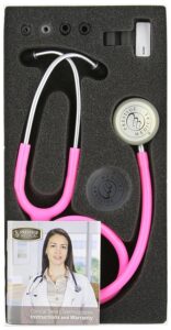 prestige medical clinical lite stethoscope, hot pink