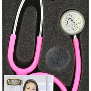 Prestige Medical Clinical Lite Stethoscope, Hot Pink