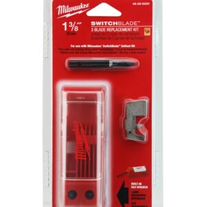 Milwaukee 48-25-5220 1-3/8-Inch Switchblade 3 Blade Replacement Kit