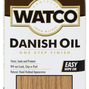 Watco A65941 Danish Oil Wood Finish, Quart, Medium Walnut