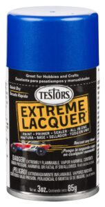 testors extreme spray lacquer, 3 fl oz (pack of 1), star spangled blue, 12