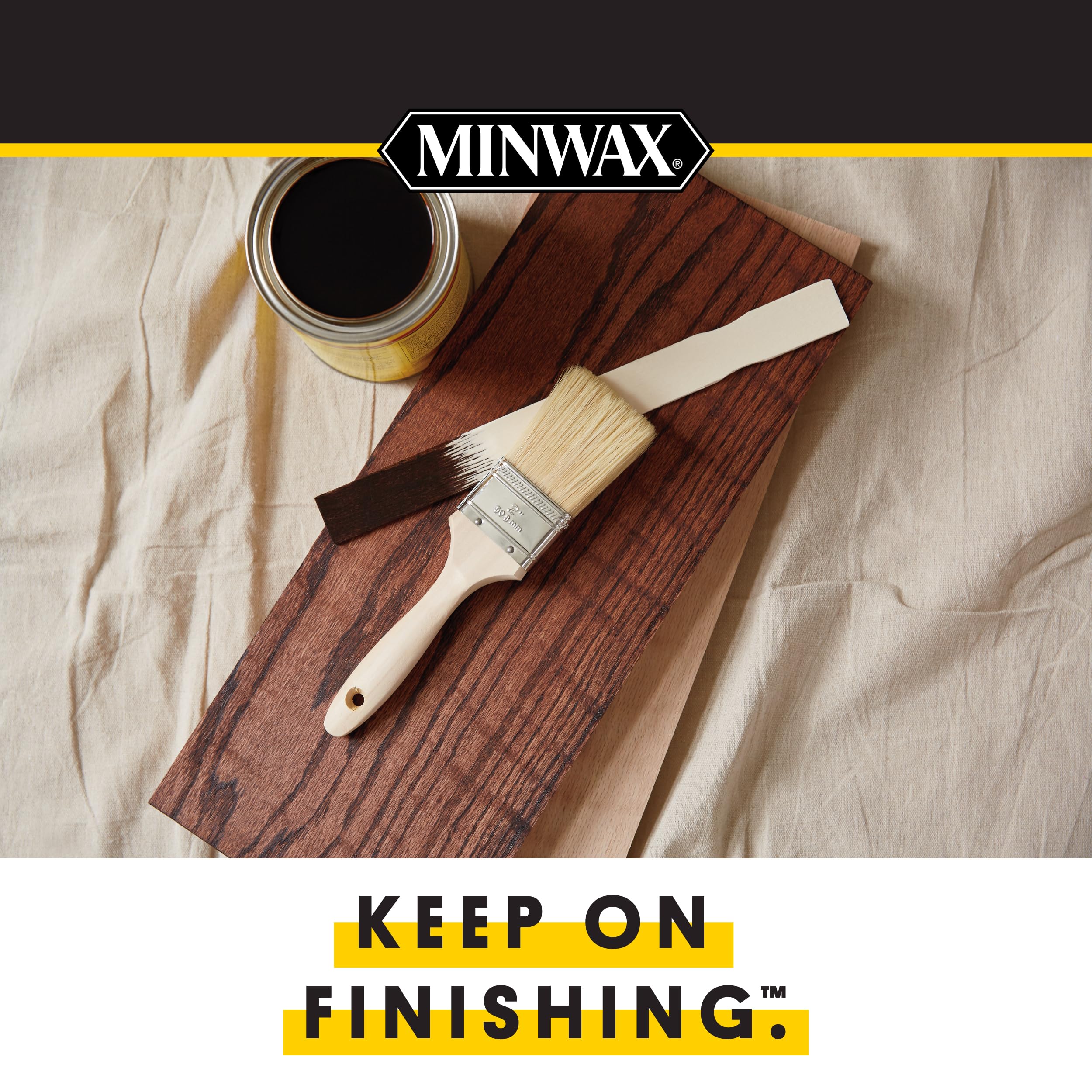 1/2 pt Minwax 22330 English Chestnut Wood Finish Penetrating Oil-Based Wood Stain