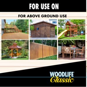 Rust-Oleum WOODLIFE 902 Wolman Classic Clear Wood Preservative-Above Ground, Quart, 0.95 Liters