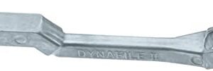 Dynabrade (11204) Contact Arm Assembly | 1" Diameter x 3/8" Wide, Radiused Rubber Wheel, Loose Belt Application | For 1/4" (6 mm) or 1/2" (13 mm) Wide x 18" (457 mm) Long Belts