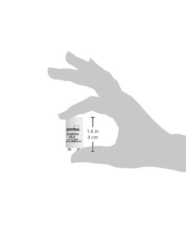 Leviton 12409 Fluorescent Lamp Starter , White