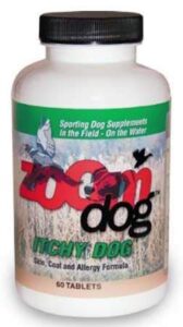 zoom dog itchy dog skin, coat allergy formula (60 tabs)