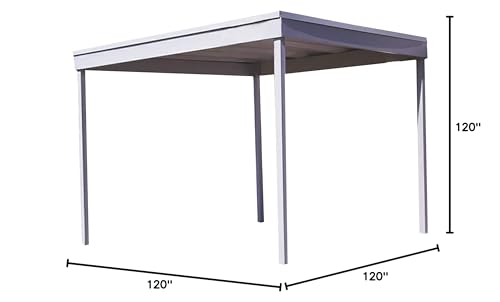 Arrow Sheds CP1010 Free Standing Car Port, 10 by 10-Feet