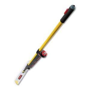 rubbermaid fgq96900 pulse mopping kit, 56" handle, 18" mop frame, yellow