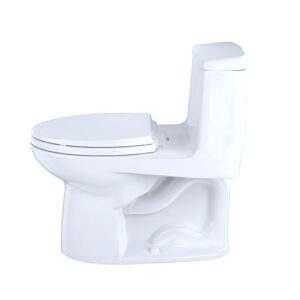 TOTO MS854114E#01 Eco Ultramax Elongated One Piece Toilet, Cotton White