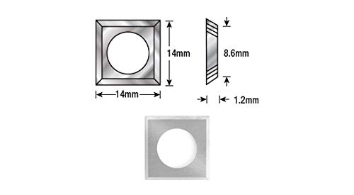 Amana Tool - RCK-71 Solid Carbide 4 Cutting Edges Insert Replacement Knife General Purpose