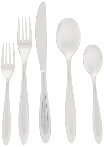 Ginkgo International Fontur 20-Piece Stainless Steel Flatware Place Setting Service for 4