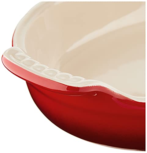 Le Creuset Stoneware Heritage Oval Au Gratin, 1 qt. (9.5"), Cerise