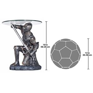 Design Toscano Battle-worthy Knight Sculptural Table