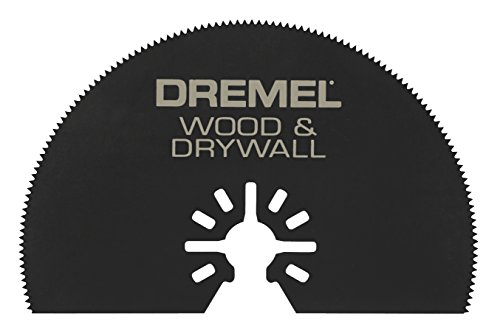 Dremel MM450 Multi-Max Half Moon Oscillating Saw Blade- Oscillating Tool Accessory- Perfect for Cutting Wood and Drywall- Universal Quick-Fit, Black