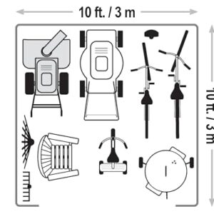 Arrow Sheds CP1010 Free Standing Car Port, 10 by 10-Feet