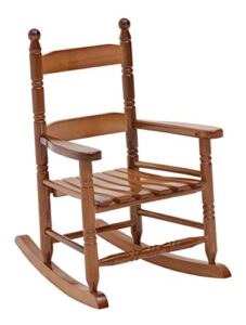 jack-post kn-10n classic child's porch rocker natural laquer oak