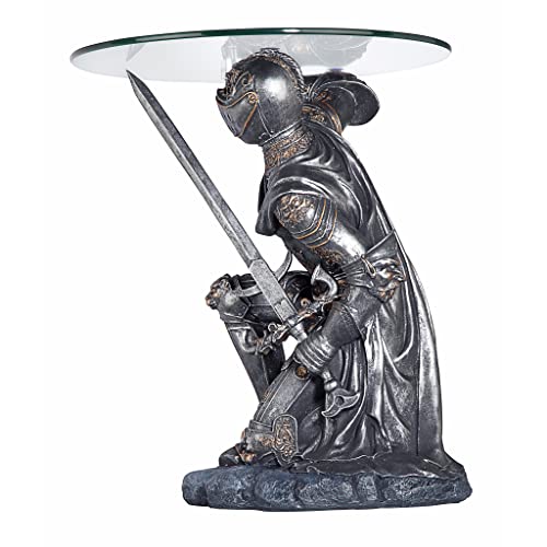 Design Toscano Battle-worthy Knight Sculptural Table