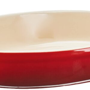 Le Creuset Stoneware Heritage Oval Au Gratin, 1 qt. (9.5"), Cerise