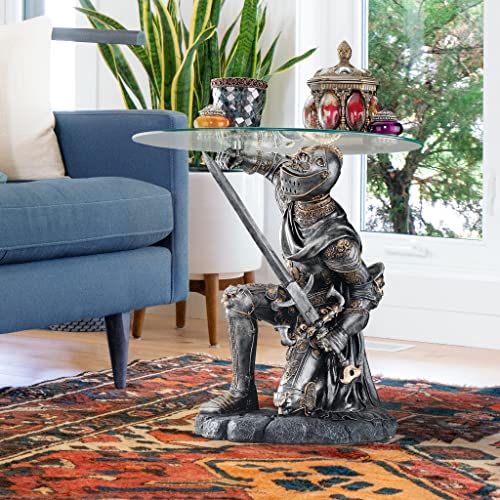 Design Toscano Battle-worthy Knight Sculptural Table