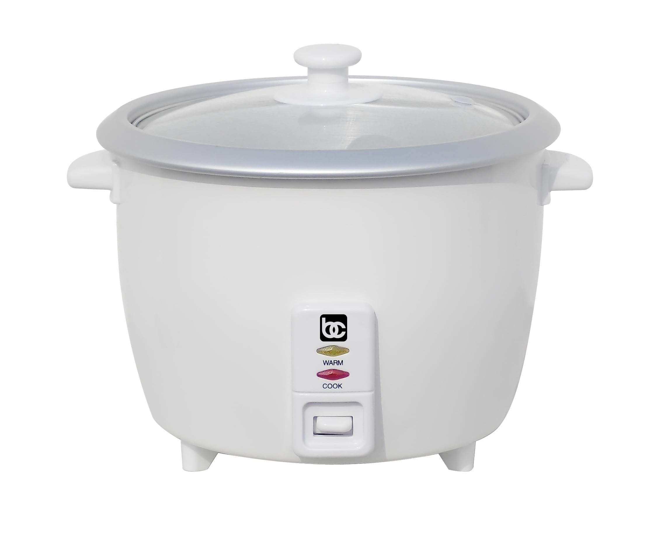 Bene Casa Rice Cooker with glass lid,10-Cup Dishwasher safe rice cooker with auto cut off, steamer rice maker with keep warm facility.