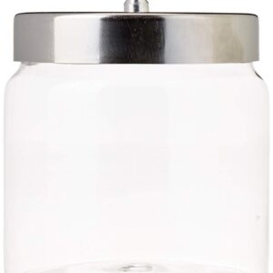 Graham-Field 3460 Grafco Glass Storage Jars with Aluminum Lids, 3" x 3", Pack of 12