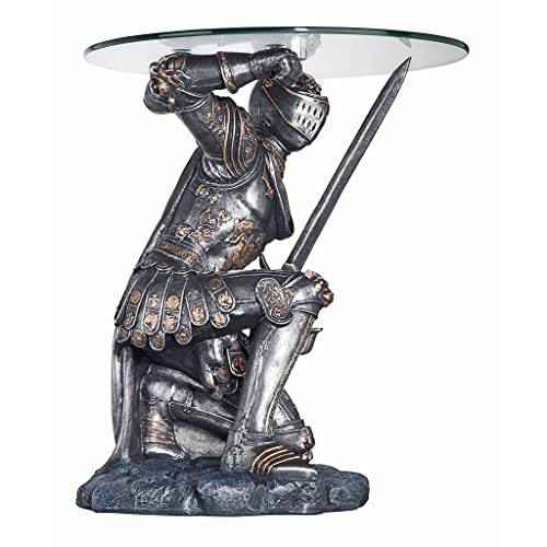 Design Toscano Battle-worthy Knight Sculptural Table